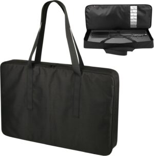 Sheet Music Stand Carrying Case for Music Sheet Clip and Tripod Nylon Storage Bag Stand Holder Protective Case for Orchestras & Choirs